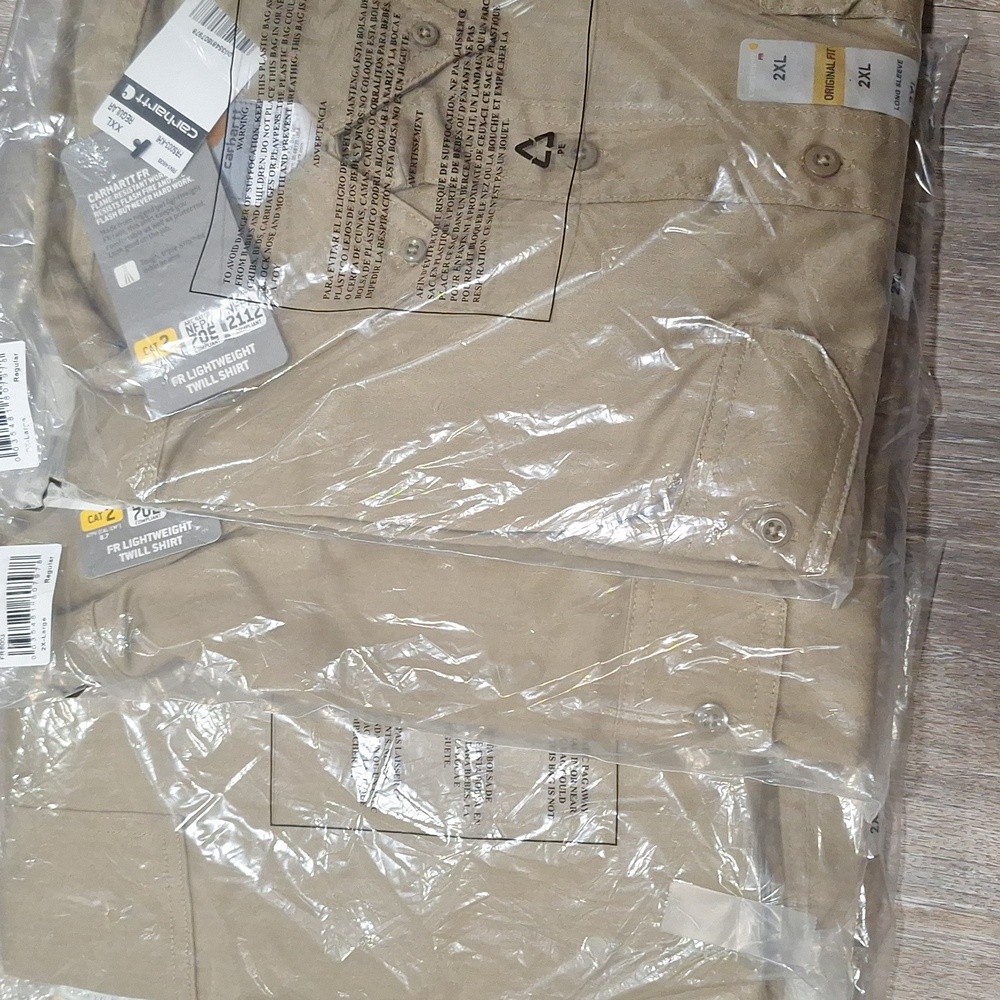 Carhartt FR Lightweight Twill Shirt 4 shirts XXL